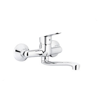 Bateria SPARC umywalkowa, ścienna, chrom