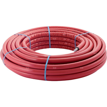 Rura ML Geberit, okrągła izolowana, czerwona, w zwojach d25 L25m 6mm