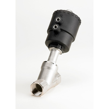 Zawór sterowany pneumatycznie, AV210C, G, 1, PTFE, NC, stal nierdzewna