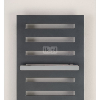 Grzejnik elektryczny ZEHNDER Metropolitan Bar 1225 x 600 mm, kolor biały, moc 600 W