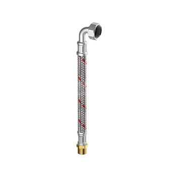 Wąż elastyczny przyłączeniowy FLAMCO MEIBES, 1' (25) x 25 mm x 1' (25), dł. 1000 mm, GZ x GW z oplotem