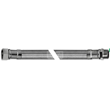 Wąż elastyczny przyłączeniowy QIK stal nierdzewna, 3/4'' x 3/4'', dł. 200 mm, GW x GZ z oplotem