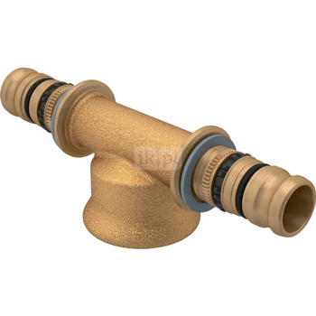 Trójnik GEBERIT Mepla z gwintem wewn. mosiądz 26 mm x 3/4'' x 26 mm (końcówka wciskowa x GW x końcówka wciskowa)