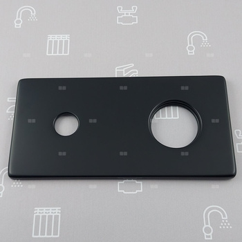 Rozeta z uszczelką do baterii umywalkowej podtynkowej MOKAIT BLACK