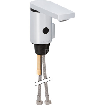 Bateria elektroniczna GEBERIT Typ 186 z mieszaczem i pokrętłem, kolor chrom (błyszczący), zasilanie bateryjne