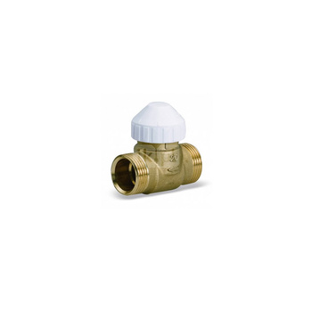 Zawór 2-drogowy Dn 15 kvs=1,7 płaskouszczelniany VALVOLA 2 VIE 1/2" fi13,8 PIAT. PN16 213112P