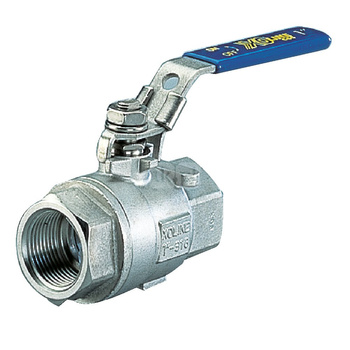 Zawór odcinający kulowy z napędem ręcznym, przyłącza: gwint wewnętrzny, korpus dwuczęściowy, typ X2777, Pnom 6,3 MPa, 1"