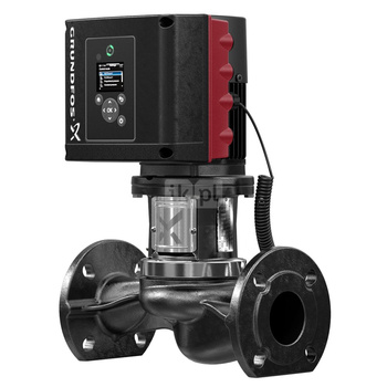 Pompa obiegowa GRUNDFOS TPE3 100-150 typu in-line z silnikiem znormalizowanym 50/60 Hz, moc silnika 1.5kW 7.97 A PN 16 3410 obr/min