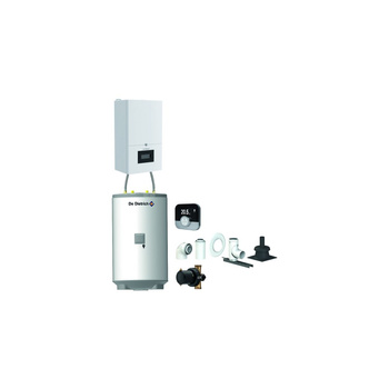 Pakiet - Kocioł gazowy jednofunkcyjny DE DIETRICH MCR4 32 kondensacyjny wiszący 3.8 - 34.9 kW + RegulatorSMART TC + Zestaw powietrzno-spalinowy szachtowyBazowy PP/Alu fi 60/100 na fi 60 + Zasobnik c.w.uAQUAvie150 + Filtr magnetyczny XS90