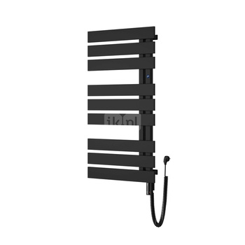 Grzejnik elektryczny (suszarka) INSTAL-PROJEKT Nameless Electro, wym. 930 (1035 z grzałką)/400 mm, kolor czarny,  moc 300 W