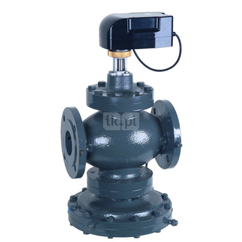 Zawór Kombi-QM, DN150, 50…600kPa, 15000…150000l/h, z siłownikiem 24V (sygnał: 0-10V, ON/OFF, 3-pkt)