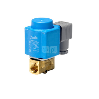 Zawór elektromagnetyczny EV210B, Funkcja: NC, G, 1/8, 0.080 m³/h, FKM