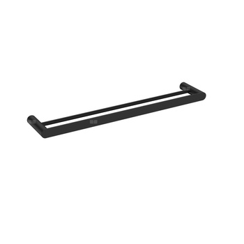 NOSTRIS wieszak na ręcznik podwójny 600mm, czarny