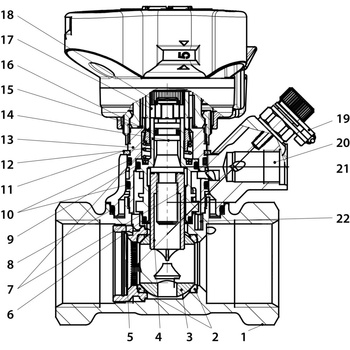 Adapter MS-NRE6-D do AMB i zaw. Danfoss HRB gen.2009