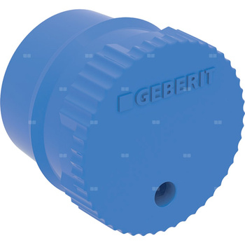 Zaślepka PE niebieska d42