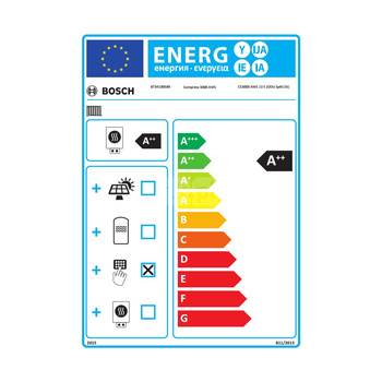 Pompa ciepła powietrze-woda split BOSCH TERMOTECHNIKA Compress 3000 AWS E 12.44 kW 400 V