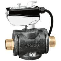 Trójdrożny zawór kulowy z siłownikiem. Z izolacją dla instalacji grzewczych i chłodniczych 1 1/4", czas zadziałania 50s