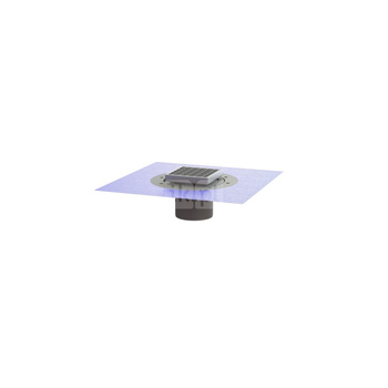 Nasada Variofix z rusztem kratowym ze stali nierdz. 138x138mm, system125