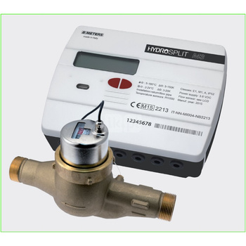 Ciepłomierz rozdzielny mechaniczny komplet z wewnętrznym Modułem radiowym, typu HYDROSPLIT M3 DN 125 Qp=100 m3/h, Tmax: 130st.C, L=250 mm