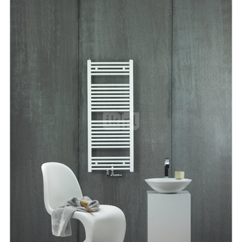 Grzejnik drabinkowy ZEHNDER Virando, wym. 1226 x 500 mm, kolor biały RAL9016, moc 552W