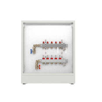 Rozdzielacz UnoFloor light, 5 pętli rozdzielacza, wersja lewa, 6 bar, 60 st.C