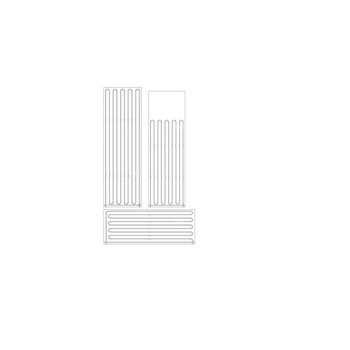 Panel grzewczy ścienny z rurą PB 8x1 - 2000x310 (100%)