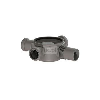 Korpus Superflache z 3 dopł. DN40, odpł. DN50