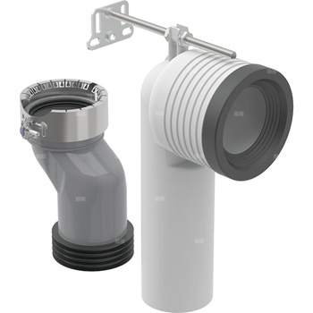 Zestaw przyłączeniowy Geberit do stojącej miski WC iCon TurboFlush, wylot pionowy