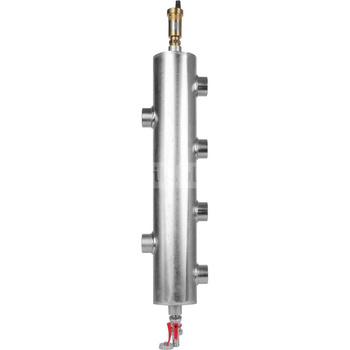 Rozdzielacz do instalacji c.o. AFRISO BLH 890 GZ 1'', 3-obieg. GW 1/2'', max. 70 kW