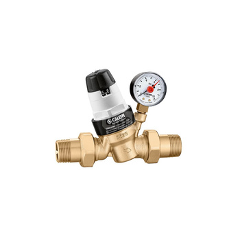 Regulator ciśnienia CALEFFI 5350H, GZ 1'', 25 bar z manometrem