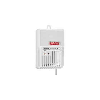 Detektor gazu CO+metan, alarm 50 ppm+15 %DGW, wyj.do syreny zewn.+ wyj.stykowe, sensory ek-ch i p-p, zasilanie 230V (do użytku domowego)