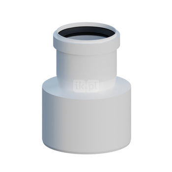 Złączka redukcyjna PP DN125/80mm z uszczelką [EPDM]