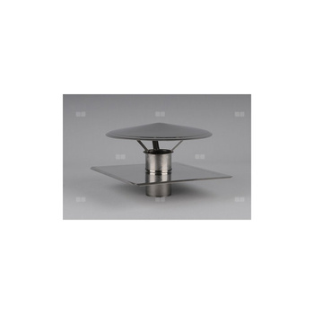 Końcówka pionowa wylotu spalin FI60 ze stali nierdzewnej