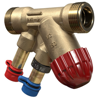 Zawór równoważący TA (IMI HYDRONIC) TBV-C NF ametal Eurokonus DN 15, max. 120'C