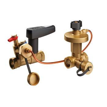 Zawór równoważący COMAP Zestaw Nexus Passim + Fluctus (20-65kPa) mosiądz DN 25