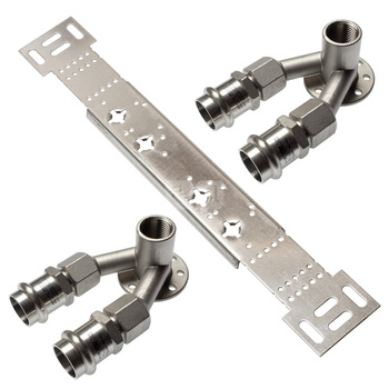 NiroSan® Listwa montażowa do kolana ściennego nr 69478GZ 18x1/2x15