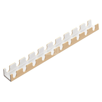 Listwa do mocowania rury - 8x1