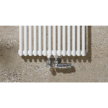 Grzejnik żeberkowy ZEHNDER Kleo 1500 x 330 mm, kolor biały (RAL 9016), moc 910 W