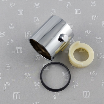 Uchwyt regulacji strumienia wody do baterii natryskowej termostatycznej MOZA CHROM