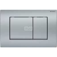 Przycisk uruchamiający Geberit Delta20, przedni, chrom-mat, prostokątny