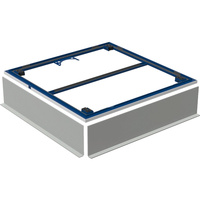 Rama instalacyjna Geberit do panelu do pryszniców bezbrodzikowych Setaplano do 100 cm, do 4 nóg montażowych: 80x80cm