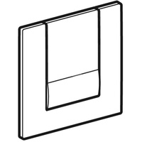 Przycisk uruchamiający Geberit Tango, do zaworu spłukującego do pisuarów z pneumatycznym uruchamianiem spłukiwania: Chrom matowy