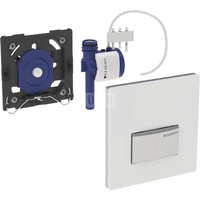 Pneumatyczny zawór spłukujący Geberit do pisuaru, ręczny, Typ 50, uniwersalny, prostokątny