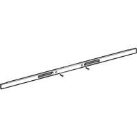 Profil maskujący do modułu sanitarnego Geberit Monolith do umywalki: Aluminium szczotkowane