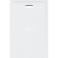 Brodzik prostokątny Geberit Sestra: 120x70x4cm, Biały / Struktura łupka