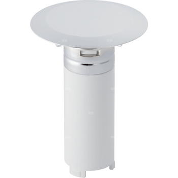 Pokrywa odpływu Geberit d52 z króćcem przelewowym, do zestawu odpływowego do brodzików, chrom błyszczący