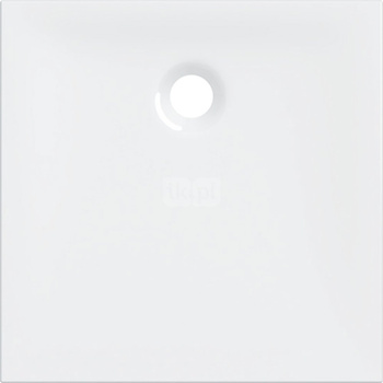Brodzik kwadratowy Geberit Nemea: 80x80x3.5cm, Biały / Błyszczący