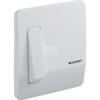 Przycisk uruchamiający Geberit do zaworu spłukującego do pisuarów z pneumatycznym uruchamianiem spłukiwania, przycisk uruchamiający Highline: Szczotkowany