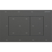 Przycisk uruchamiający Geberit Sigma40, przedni, stal nierdzewna czarny chrom, prostokątny