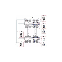 Rozdzielacz ogrzewania RUMET 70B 13 obwodowy